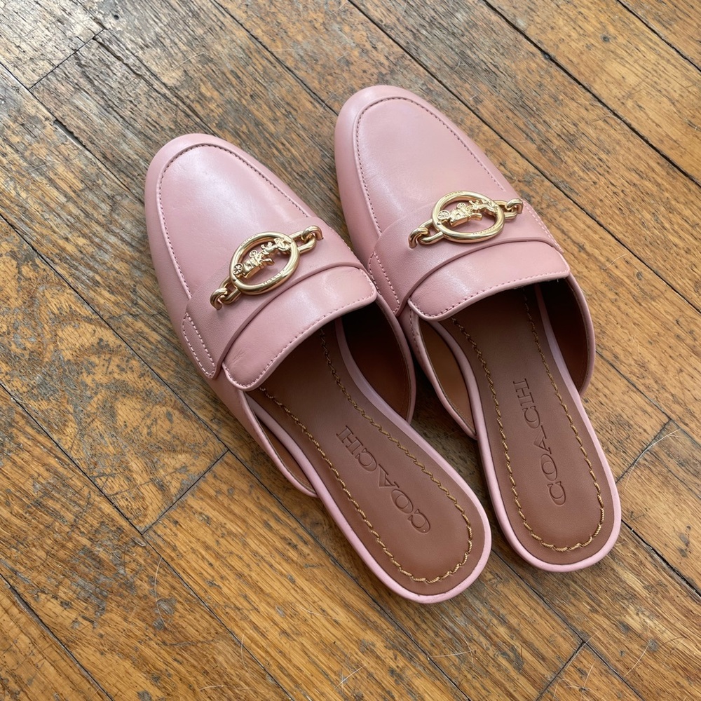 Brand new Coach slides/ loafers.